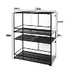REPTIZOO  Reptile Terrarium with Sliding Glass Door-2pack 48 x 24 x24 inches - 2 of 4