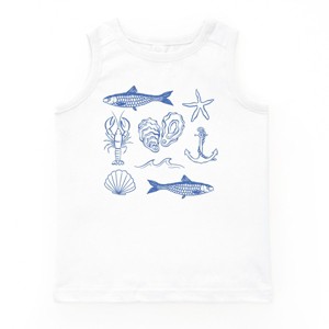 The Juniper Shop Nautical Outline Collage Youth Tank Top - 1 of 4