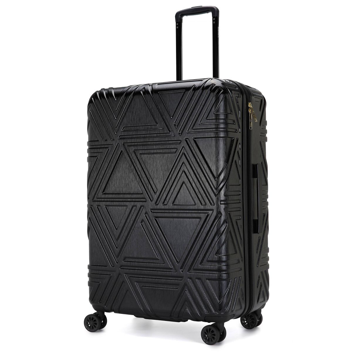 Badgley Mischka Contour Expandable Hardside Checked 3pc Luggage Set - thumbnail 8