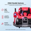 360°Rotation Electric Ride-on, 2.4G Remote Control, Blue Laser Shooting Sound, Bilateral Steering Control Handle, 12V 7AH Rechargeable Battery - 4 of 4