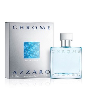 Azzaro Chrome Eau de Toilette - Fresh Aquatic Mens Cologne - Citrus, Woody, Musky Fragrance -Fresh Notes of Bergamot - 1 of 4