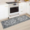 Indoor Vintage Ultra Soft Printed Area Rug for Living Room Medallion Rugs Washable Foldable Low Pile Non Slip Carpet for Bedroom - 3 of 4