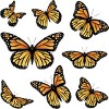 Junior's Design By Humans Monarch butterfly By AnnArtshock T-Shirt - image 2 of 3