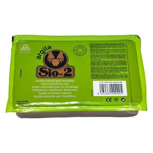 ACTÍVA SIO-2® Argila Natural Pottery Clay, 2.2 lb (1 kg), Red - 1 of 4