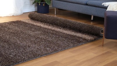 Cornflower Blue 5' x 7' Solid Shag Area Rug