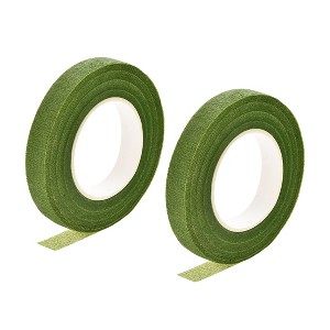 Unique Bargains Self-Adhesive Stem Wrapping Wedding Bouquet Floral Tape 2 Pcs - 1 of 3