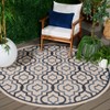 Courtyard Brookstone CY7938 UV & Stain Resistant Non-Shedding Power Loomed Indoor/Outdoor Rugs - Safavieh - 2 of 4