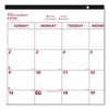Monthly Desk Pad Calendar, 22 x 17, White/Burgundy Sheets, Black Binding, Clear Corners, 12-Month (Jan to Dec): 2025 - 4 of 4