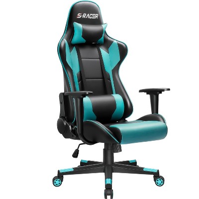 LACOO Racing Style Lumbar Support & Adjustable Swivel Gaming Chair