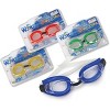 Link Aqua World Swimming Goggles for Kids UV Resistant Anti Fog Adjustable Strap - 2 Pack - 3 of 3
