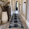 World Rug Gallery Bohemian Lines Indoor Area Rug - 2 of 4
