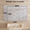 TUYOHW Nordic Style 8x10FT Carpet,Anti-Stain Polyester Silent Rug for Large Living Room & Bedroom,Easy to Clean - 4 of 4