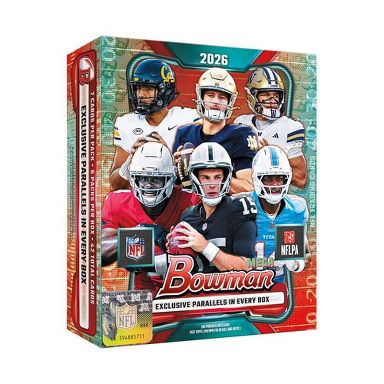 2026 Topps NFL Bowman Football Trading Card Mega Box