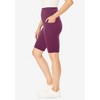 Woman Within Stretch Cotton Pocket Bike Short - 4 of 4