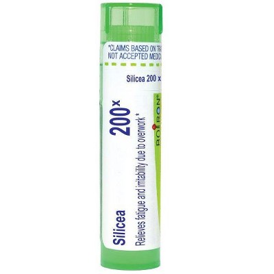Silicea 200X by Boiron Homeopathic Single Medicine For Stress & Sleep  -  80 Pellet