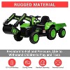 12V 3 in 1 Ride on Excavator & Tractor with Detachable Trailer,Ride on Car Toy with Remote Control - 2 of 4