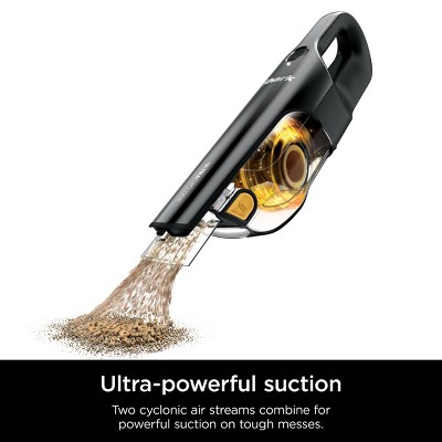 Black Cordless Handheld Vacuum with HEPA Filter for Pet Hair