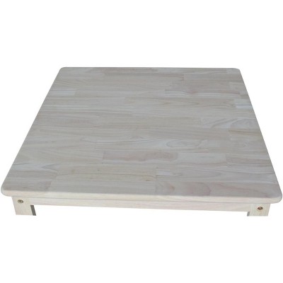 Eco-Friendly Traditional Parawood Kids 3-Piece Table and Chair Set