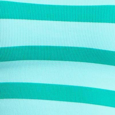 Turquoise Green/Aqua Blue Stripe
