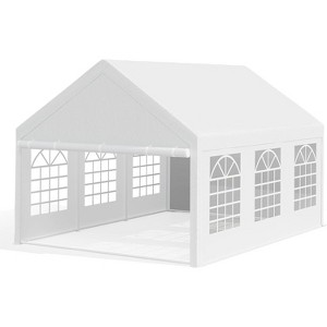 Party Tent Heavy Duty, Large Wedding Tent Event Shelter with Removable Sidewalls, Outdoor Steel Carport, Commercial Tents for Birthday Party - 1 of 4