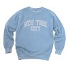 Simply Sage Market Embroidered New York Varsity Garment Dyed Sweatshirt - 2 of 4