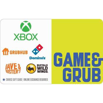 Game and Grub Gift Card $100 (Email Delivery)