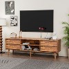 Okak Retro Tall Dresser for Bedroom with 4 Bevel Design Drawers,Storage Chest of Drawers Nightstand for Closet Bedside Living Room Hallway - 3 of 4