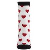 Memoi Women's Hearts Mono Fine Net Semi-Sheer Anklet Sock - 2 of 4