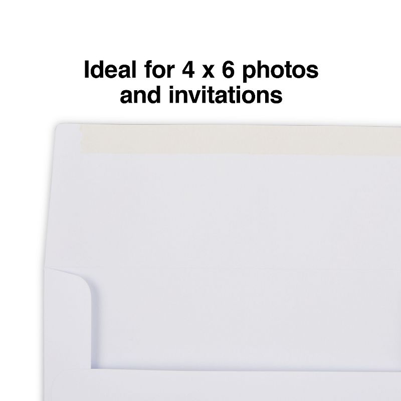 Staples 4-3/4" x 6-1/2" Photo Envelopes 50/Box (16985) 763173, 2 of 5