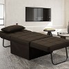 Ainfox Multi-Function Folding Ottoman Couch Bed with Adjustable Backrest Modern Convertible Chair for Living Room Apartment Office - 4 of 4