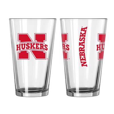 NCAA Nebraska Cornhuskers Gameday Pint Glass - 16oz