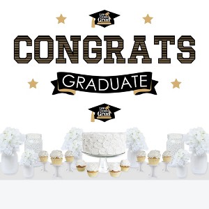 Big Dot of Happiness Law School Graduation Party Photo Backdrop - Wall Decals - 1 of 4