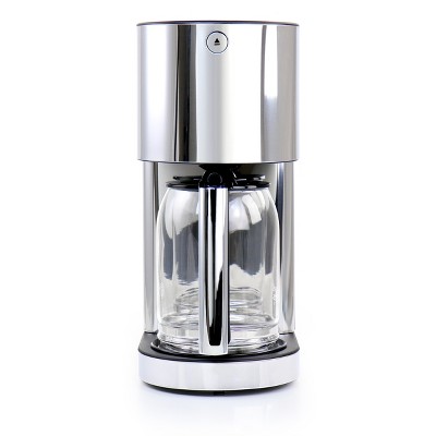 Russell Hobbs 8-Cup Black and Silver Glass Coffee Maker