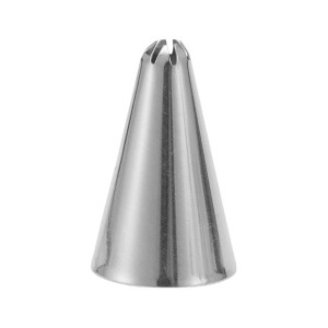 Unique Bargains Piping Tip Stainless Steel Silver Tone 0.7"x1.3" 1 Pcs - 1 of 3