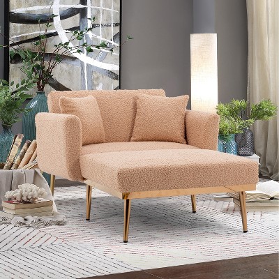 MOONMISS classic style chaise lounge chair,accent chair for Living Room, bedroom