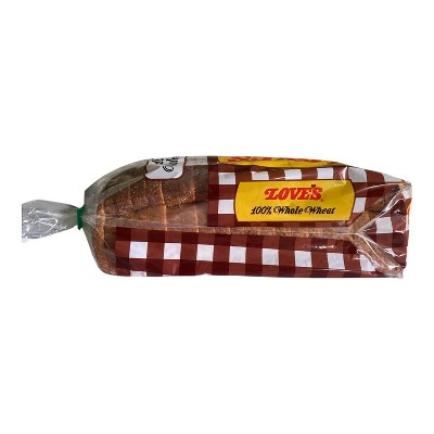 Love's 100% Whole Wheat Round Top Bread - 16oz