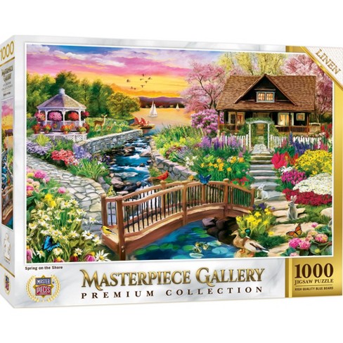 Masterpieces 1000 Piece Jigsaw Puzzle - White Dove Farm - 26.8x19