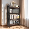 Chic Crate 55'' 4-Level Metal & Wood Bakers Rack – Kitchen/Garage/Pantry/Bathroom/Closet Storage Organizer - 4 of 4