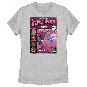 Women's Disney Strange World Comic Book Cover T-Shirt - 1 of 4