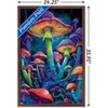Trends International Simonetta Zambelli - Psychedelic Mushrooms Framed Wall Poster Prints - 3 of 4