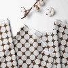 Bacati - Chocolate Large Dots 100 percent Cotton Universal Baby US Standard Crib or Toddler Bed Fitted Sheet - 2 of 4