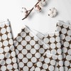 Bacati - Chocolate Large Dots 100 percent Cotton Universal Baby US Standard Crib or Toddler Bed Fitted Sheet - image 2 of 4