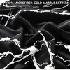 Dexmalle Queen Size Marble Pattern Printed Quilt,Black - 4 of 4