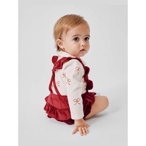 The Children's Place Baby Girls Long Sleeve Ruffle Bubble Skirt 2-Piece Playwear Set - 1 of 4