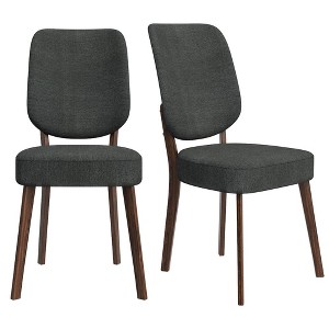 HL Home,Upholstered Armless Dining Chairs (Set of 2) - 1 of 4