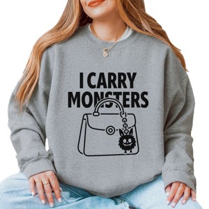 Simply Sage Market I Carry Monsters Purse Sweatshirt - 1 of 4