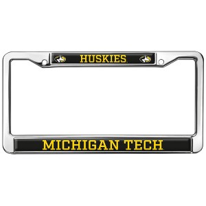 Michigan Technological University Mascot Full Size Standard License Plate Metal Frame - 1 of 4
