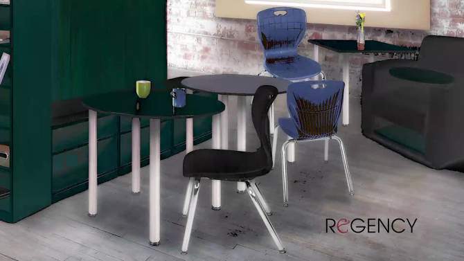 Rochester Round Slim Dining Table - Regency, 2 of 5, play video