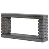 Resenkos Entryway Table, Console Sofa Table,70.8" Console Table, Wood Rectangular Sofa Table, - 3 of 4