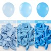 PartyWoo Balloons Baby Blue Light Pastel Sky Aqua 18 12 10 5 Inch 142 pcs - 4 of 4